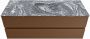 Mondiaz VICA-DLUX 130cm badmeubel onderkast Rust 2 lades. Inbouw wastafel CLOUD midden zonder kraangat kleur Lava. - Thumbnail 2