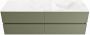 Mondiaz VICA-DLUX 150cm badmeubel onderkast Army 4 lades. Inbouw wastafel CLOUD rechts 1 kraangat kleur Ostra. - Thumbnail 2