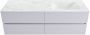 Mondiaz VICA-DLUX 150cm badmeubel onderkast Cale 4 lades. Inbouw wastafel CLOUD rechts 1 kraangat kleur Opalo. - Thumbnail 2