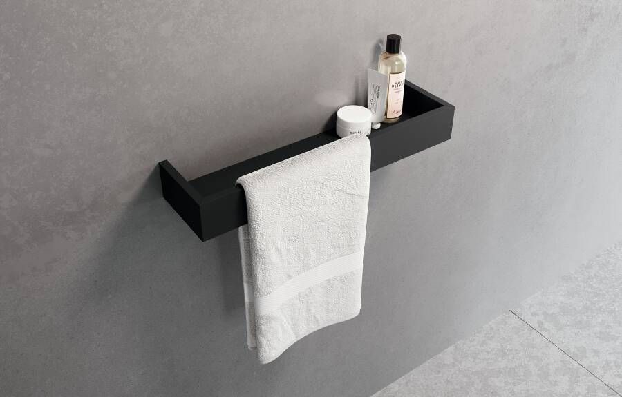 Novellini Frame Planchet met Handdoekhouder 60x12x6 cm Mat Wit