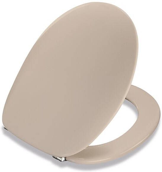Pressalit 2000 closetzitting met RVS univerticalscharnier UN3 beige 124013-un3999