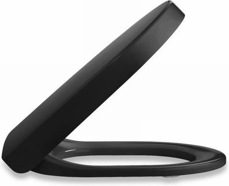 Pressalit Tweedekans 3 closetzitting met deksel softclosing Zwart 04039