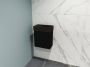 Proline Loft fonteinmeubel 40cm hardsteen kraangat links onderkast mat zwart - Thumbnail 1