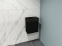 Proline Loft fonteinmeubel 40cm hardsteen kraangat rechts onderkast mat zwart - Thumbnail 1