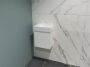 Proline Loft fonteinmeubel 40cm keramiek kraangat links onderkast mat wit - Thumbnail 1