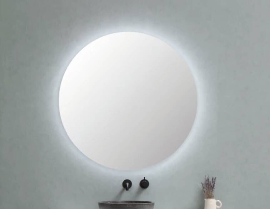 Proline Round Spiegel rond met indirecte LED verlichting rondom 60x60cm