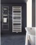 PRORAD radiator 589W recht verticaal buis rond 6x1 2''aansluitingen hxl 1154x600mm glanzend wit RAL9016 - Thumbnail 1