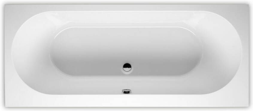 Riho Carolina inbouwbad 2-persoons 180x80cm glans wit acryl - Foto 2