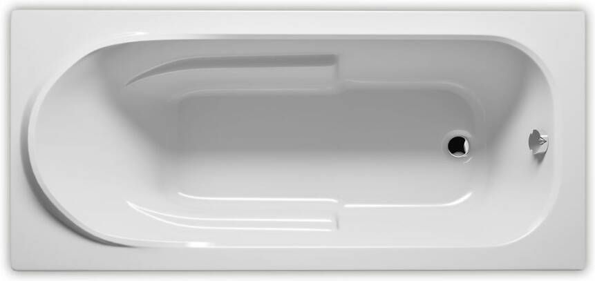 Riho Columbia inbouwbad links rechts 175x80cm glans wit acryl - Foto 2