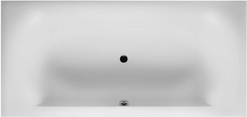 Riho Linares ligbad 180x80x49cm velvet acryl mat wit B142001105