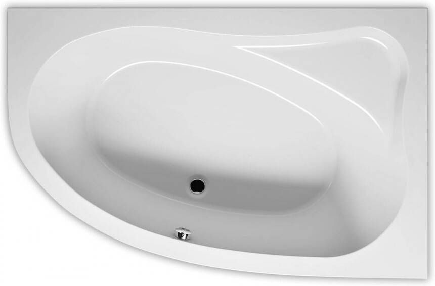 Riho Aryl ligbad 153x100cm Hoekopstelling Rechts Wit glans B022001005 - Foto 2