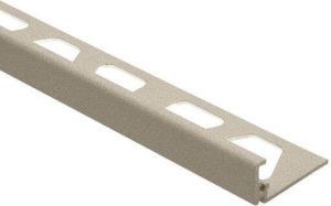 Schluter Jolly-TS tegelprofiel L=300cm H=12 5mm structuur-gecoat crème