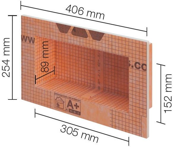 Schluter Kerdi-Board-N Inbouwnis 30 5x15 2cm betegelbaar