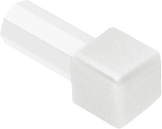 Schluter Quadec-A ED buitenhoek H=10mm zuiver wit mat