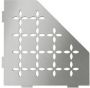 Schluter Shelf-E-S2 planchet 19.5x19.5x0.5cm inbouw Driehoek Perforatie: Floral RVS geborsteld ses2d5eb - Thumbnail 2