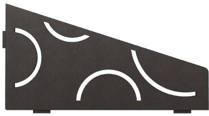 Schluter Shelf-E-S3 hoekplanchet 29 5x15 4cm Curve donker antraciet