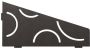 Schluter Shelf-E-S3 planchet 29.5x15.4x0.5cm inbouw Perforatie: Curve gecoat donker antraciet ses3d6tsda - Thumbnail 2