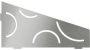 Schluter Shelf-E-S3 planchet 29.5x15.4x0.5cm inbouw Perforatie: Curve RVS geborsteld ses3d6eb - Thumbnail 2