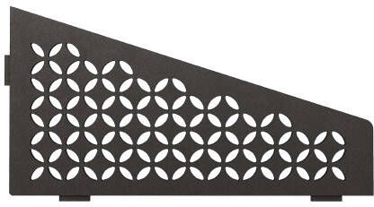 Schluter Shelf-E-S3 hoekplanchet 29 5x15 4cm Floral donker antraciet
