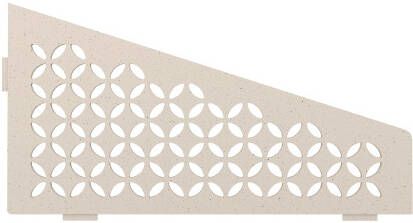 Schluter Shelf-E-S3 hoekplanchet 29 5x15 4cm Floral ivoor