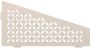 Schluter Shelf-E-S3 planchet 29.5x15.4x0.5cm inbouw Perforatie: Floral gecoat Ivoor ses3d5tsi - Thumbnail 2