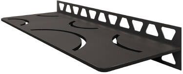 Schluter Shelf-W-S1 planchet 30x11 5cm Curve donker antraciet