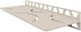 Schluter Shelf-W-S1 planchet 30x11.5x0.5cm inbouw Rechthoek Perforatie: Curve gecoat Ivoor sws1d6tsi - Thumbnail 2