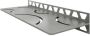 Schluter Shelf-W-S1 planchet 30x11.5x0.5cm inbouw Rechthoek Perforatie: Curve RVS geborsteld sws1d6eb - Thumbnail 2