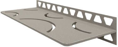 Schluter Shelf-W-S1 planchet 30x11 5cm Curve steengrijs