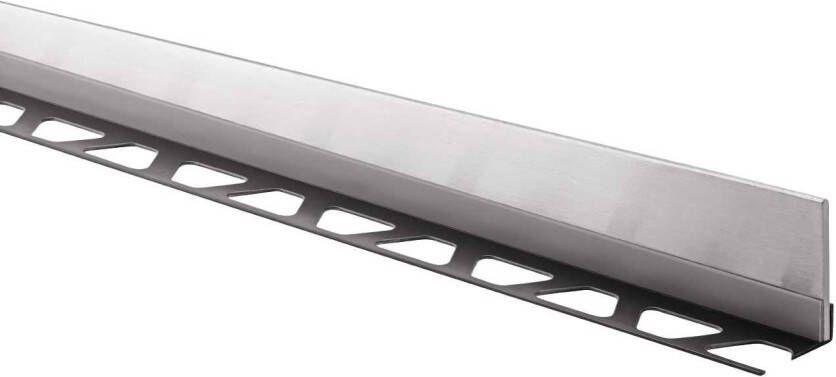 Schluter Showerprofile-S 100 afschotprofiel RVS H=12 5mm L=200cm