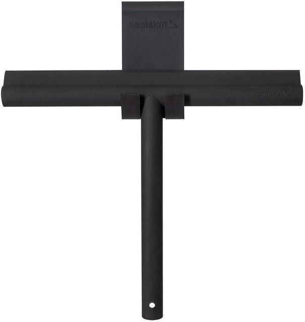 Sealskin Raamwisser Deluxe RVS 24 cm Mat Zwart (incl. Flexibele Glashaak)