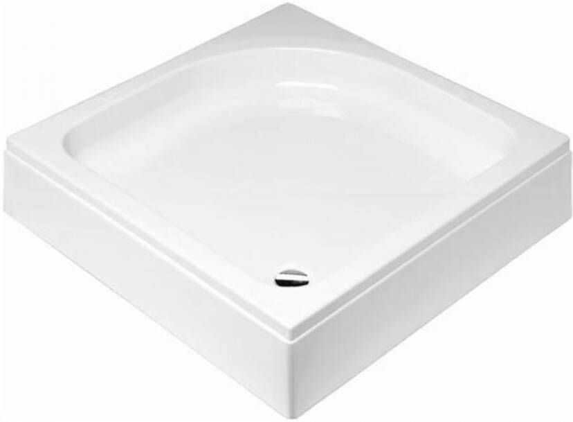 Get Wet by Sealskin Douchebak Get Wet Optimo Vierkant Met Voorpaneel 90x90 Wit Douchebak