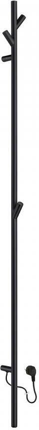 Smedbo Elektrische Handdoekradiator Dry Tree 10 7x170 cm 31W Mat Zwart - Foto 1