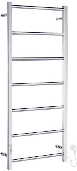 Smedbo Dry Handdoekradiator 50x121.2x11.2cm ophangen RVS Gepolijst Edelstaal FK706 - Foto 2