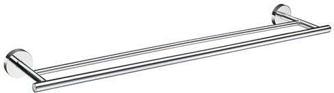 Smedbo Home Handdoekhouder 64.8x4.8x12cm zelfklevend boren Massief messing Chroom HK3364 - Foto 2