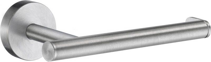 Smedbo Home Toiletrolhouder 15.2x4.8x8.5cm zelfklevend boren Massief messing Mat Chroom HS3411