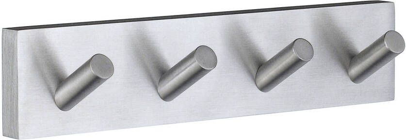 Smedbo House Handdoekhouder 17.8x4x4.1cm zelfklevend boren Massief messing Mat Chroom RS359