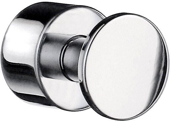Smedbo House Handdoekhouder 1.9x1.9x2.5cm zelfklevend boren Massief messing 2 stuks Chroom RK3455