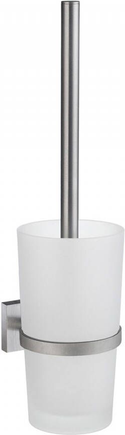 Smedbo Toiletborstel met Wandhouder House Melkglas Mat Chroom