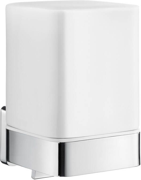 Smedbo ICE SoftCube Zeepdispenser wandmodel 11.5cm porcelein Chroom OK461P