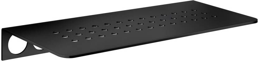 Smedbo Planchet voor in tegelvoeg (met gaten) 250x100 mm mat zwart