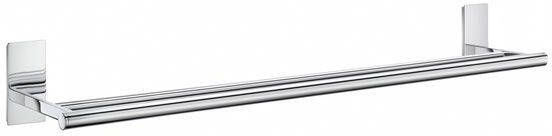 Smedbo Handdoekhouder Pool Met Dubbele Spijlen 63 x 11.5 cm Chroom