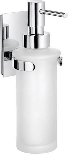 Smedbo Pool Zeepdispenser 6.1x18x10.3cm zelfklevend boren Massief messing Chroom ZK369