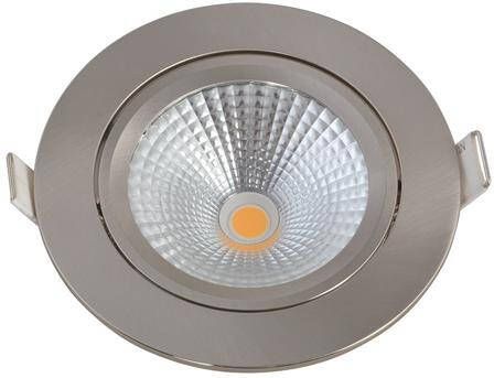 Solar Light Bath LED inbouwspot IP44 2200-3000K rond geborsteld aluminium dim to warm