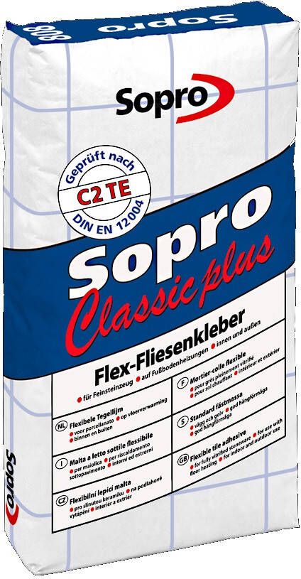 Sopro Vloer- en wandtegel Tegellijm Classic Plus 808 25kg SOP16000