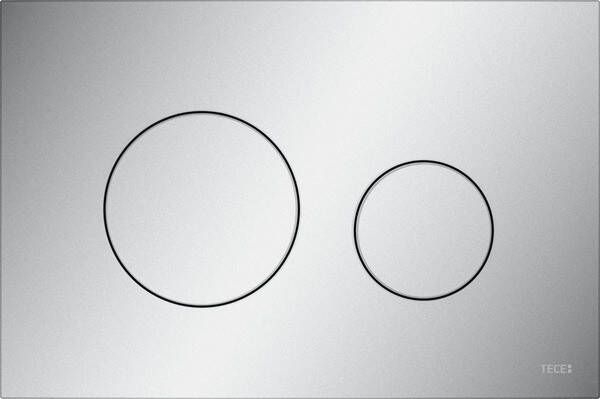 TECE Loop bedieningsplaat kunststof mat chroom