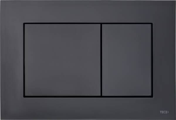 TeCe Now bedieningsplaat kunststof duospoeltechniek bediening voor of bovenzijde 220x150x5 mm kleur zwart mat 9.240.407 - Foto 2