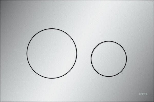 TECE VERVALLEN Loop bedieningsplaat kunststof mat chroom