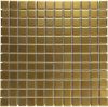 The Mosaic Factory Barcelona mozaiektegel 2.3x2.3x0.6cm vierkant geglazuurd porselein wand mat goud metallic AM23GD online kopen