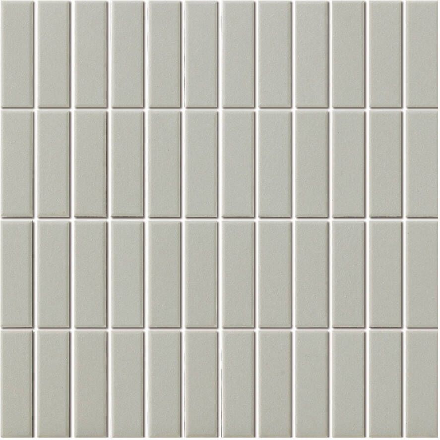 The Mosaic Factory London mozaïektegel 30x30cm wand en vloertegel Rechthoek Porselein Grey Mat LO7329 - Foto 2